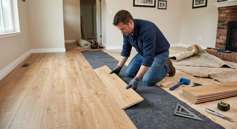 Laminate Floor Remodeling in Federal Way, WA