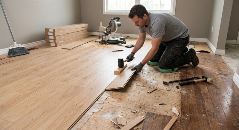 Laminate Floor Replacement in Belfair, WA
