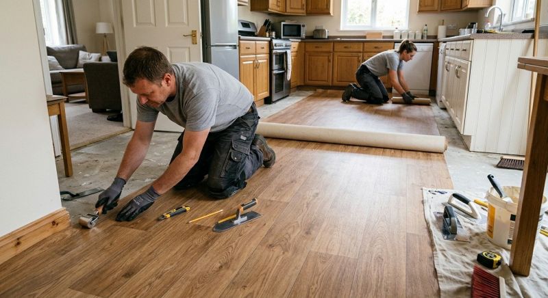 Linoleum Floor Installation in Federal Way, WA