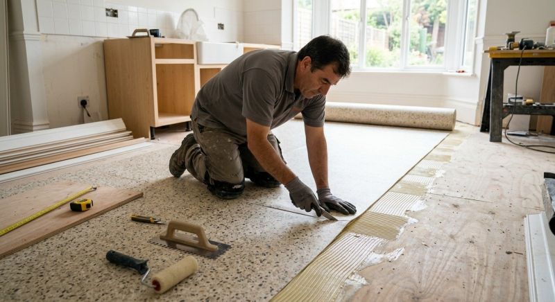 Linoleum Floor Installation in Milton, WA