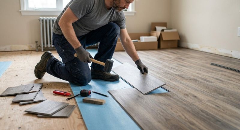 Linoleum Floor Installation in Orting, WA