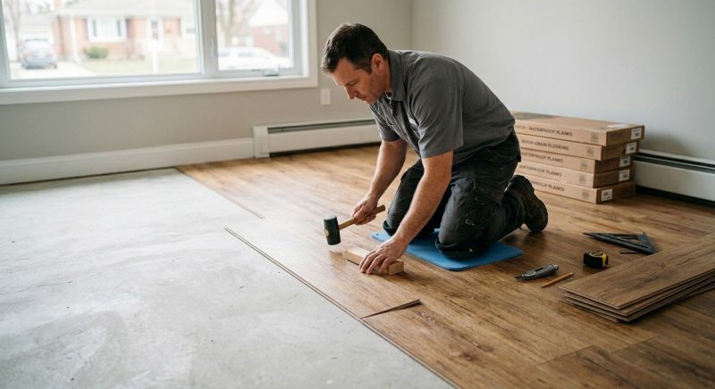 Linoleum Floor Installation in Roy, WA