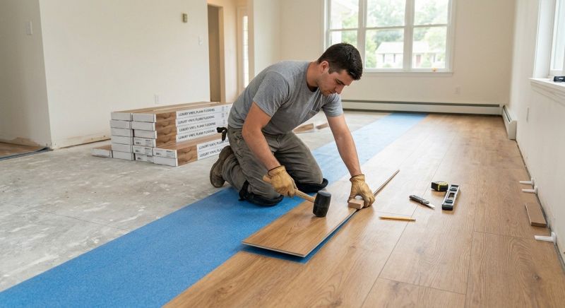 Luxury Vinyl Tile Installation in Renton, WA