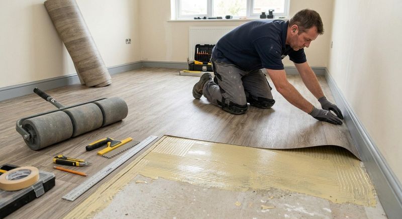 Sheet Flooring Installation in Orting, WA