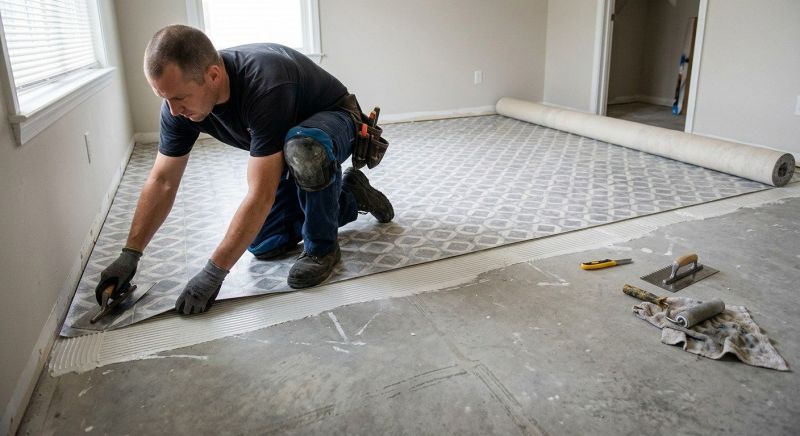Sheet Flooring Installation in Steilacoom, WA
