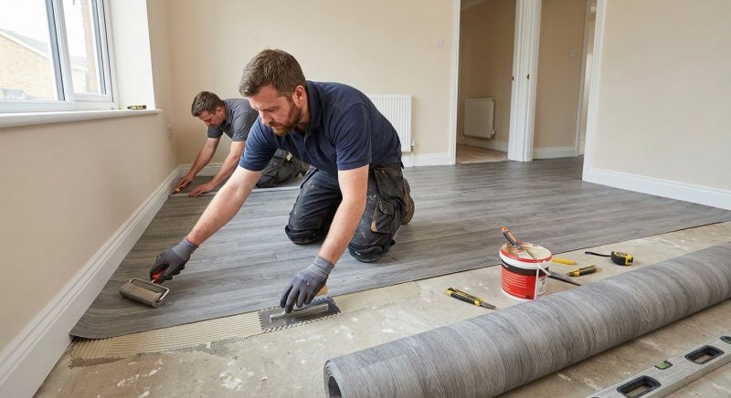 Sheet Linoleum Installation in Lakewood, WA