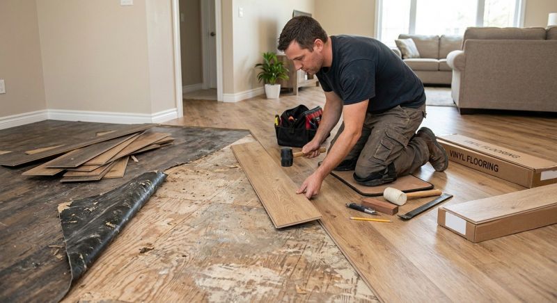 Vinyl Plank Floor Installation in Federal Way, WA