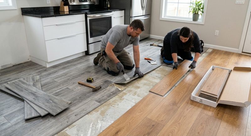 Vinyl Tile Replacement in Federal Way, WA