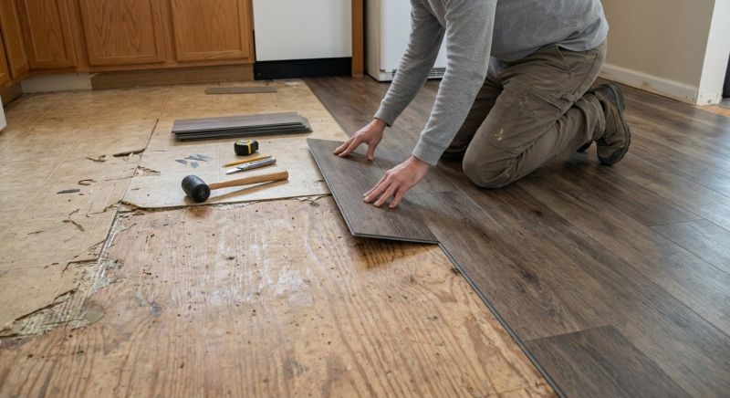 Vinyl Tile Replacement in Federal Way, WA